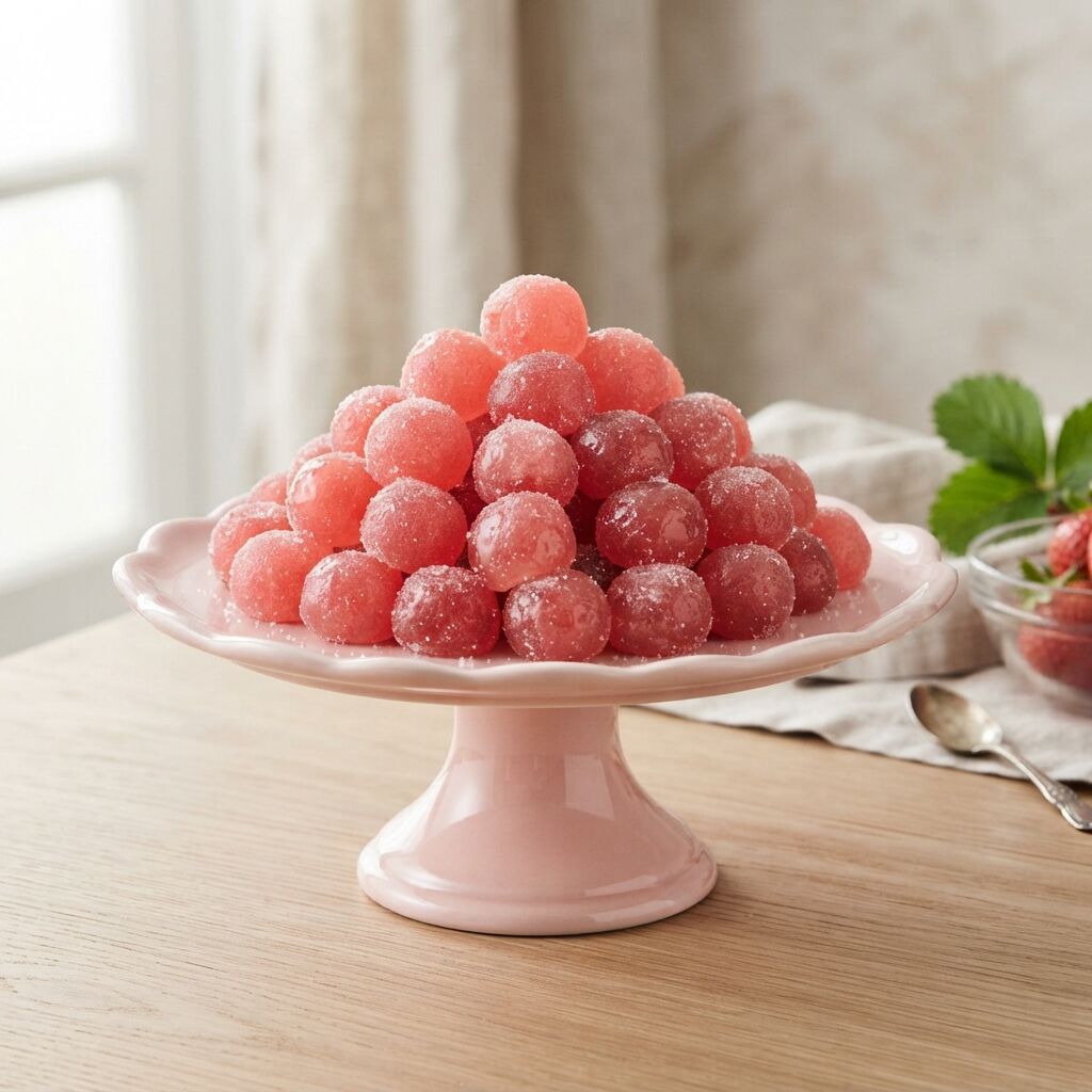 Strawberry Cloud Gumdrops