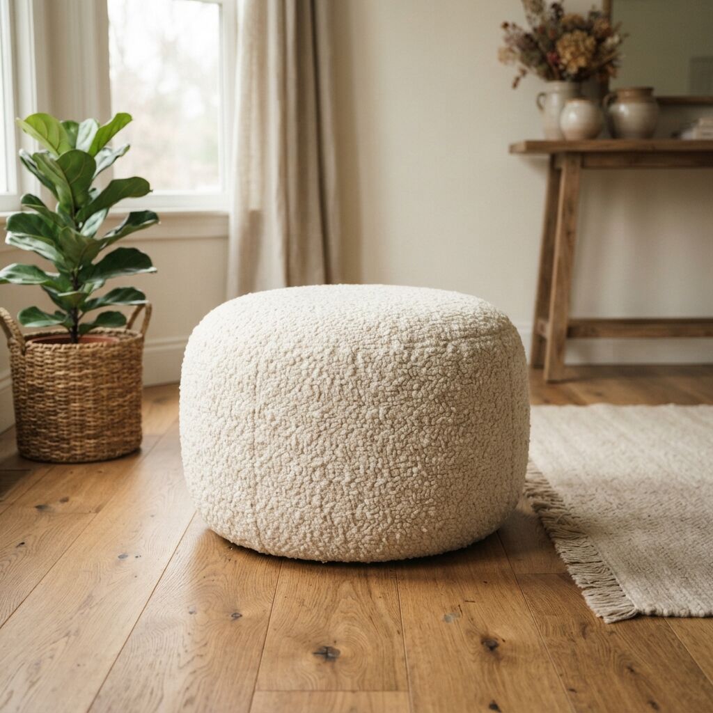 Marshmallow Floor Pouf