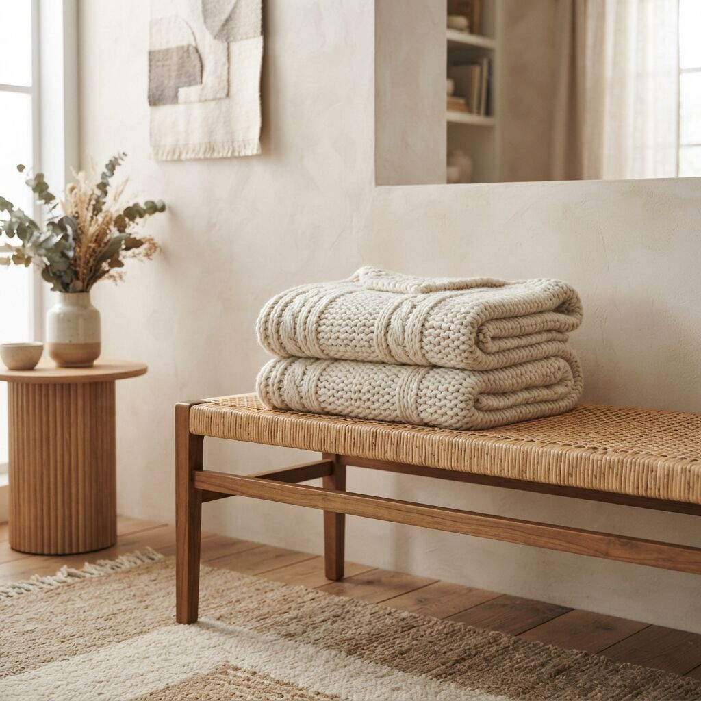 Cocoa Waffle Throw
